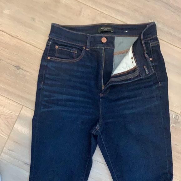 Ann Taylor Denim - Ann Taylor “The Skinny Jean” dark blue size 6P